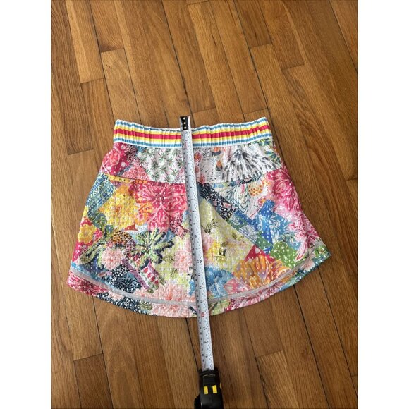 Lucky In Love Women's Novelty High Waist Skort Floral Print Tennis Size XS - Picture 5 of 5